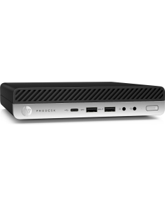 HP Prodesk 600 G5 Mini Intel Core i3 8100T | 8GB DDR4 | 128GB SSD | 2x Displaypoort | WiFi / Bluetooth | Windows 11 Pro