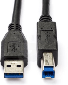 USB 3.0 A-naar-B-kabel M/M - Zwart