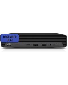December Deal HP Prodesk 600 G6 Mini Intel Core i3 10100T | 8GB DDR4 | 256GB SSD | 2x Displaypoort / 1x VGA | Windows 11 Pro