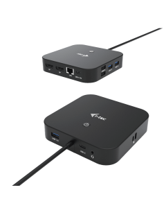 i-tec USB-C Universeel Dockingstation | 2x Displaypoort | 3x USB 3.0 / 2x USB 2.0 / 1x USB-C | LAN Poort | Inclusief Adapter
