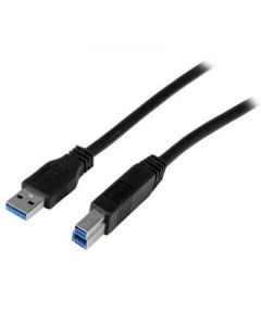 USB 3.0 A-naar-B-kabel M/M - Zwart