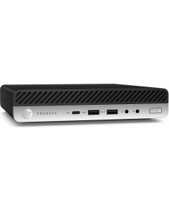 HP Prodesk 600 G4 Mini Intel Core i3 8100T | 8GB DDR4 | 128GB SSD | 2x Displaypoort / 1x VGA | Windows 11 Pro