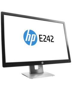 HP EliteDisplay E242 Zwart 24 inch Full HD 1920 x 1200 (WUXGA) | Displaypoort, HDMI, VGA | IPS - 7ms 60HZ | LCD