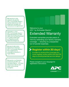 APC Service Pack Extended Warranty 3 Year