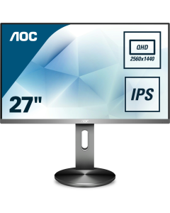 AOC Q2790PQU 27 inch | Quad HD 2560 x 1440 | Displaypoort, 2x HDMI , VGA | 60Hz | IPS Paneel