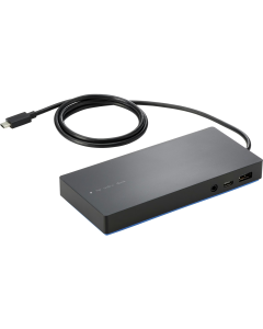 HP Elite USB-C Docking Station TPA-B01 | 1x Displayport 1x HDMI | 4x USB A 1x USB-C | Inclusief Adapter