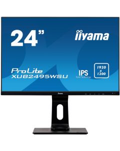 Iiyama ProLite XUB2495WSU-B1 24 inch | Full HD 1920 x 1200 | Displayport , HDMI , VGA | 60Hz | IPS Paneel